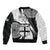 Fiji Rugby Sleeve Zip Bomber Jacket World Cup 2023 Go Champions Fijian Tapa Black Version LT14 - Polynesian Pride
