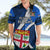 Fiji Rugby Hawaiian Shirt World Cup 2023 Go Champions Fijian Tapa Blue Version LT14 - Polynesian Pride