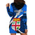 Fiji Rugby Hoodie Dress World Cup 2023 Go Champions Fijian Tapa Blue Version LT14 - Polynesian Pride