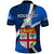 Custom Fiji Rugby Polo Shirt World Cup 2023 Go Champions Fijian Tapa Blue Version LT14 - Polynesian Pride