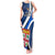 Custom Fiji Rugby Tank Maxi Dress World Cup 2023 Go Champions Fijian Tapa Blue Version LT14 Women Blue - Polynesian Pride