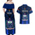 Samoa Rugby Couples Matching Off Shoulder Maxi Dress and Hawaiian Shirt World Cup 2023 Go Champions Manu Samoa LT14 - Polynesian Pride