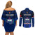 Samoa Rugby Couples Matching Off Shoulder Short Dress and Long Sleeve Button Shirts World Cup 2023 Go Champions Manu Samoa LT14 - Polynesian Pride