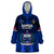 Samoa Rugby Wearable Blanket Hoodie World Cup 2023 Go Champions Manu Samoa LT14 One Size Blue - Polynesian Pride