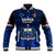 Custom Samoa Rugby Baseball Jacket World Cup 2023 Go Champions Manu Samoa LT14 Unisex Blue - Polynesian Pride