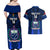 Custom Samoa Rugby Couples Matching Off Shoulder Maxi Dress and Hawaiian Shirt World Cup 2023 Go Champions Manu Samoa LT14 - Polynesian Pride