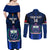 Custom Samoa Rugby Couples Matching Off Shoulder Maxi Dress and Long Sleeve Button Shirts World Cup 2023 Go Champions Manu Samoa LT14 - Polynesian Pride