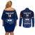 Custom Samoa Rugby Couples Matching Off Shoulder Short Dress and Long Sleeve Button Shirts World Cup 2023 Go Champions Manu Samoa LT14 - Polynesian Pride