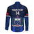 Custom Samoa Rugby Long Sleeve Button Shirt World Cup 2023 Go Champions Manu Samoa LT14 - Polynesian Pride