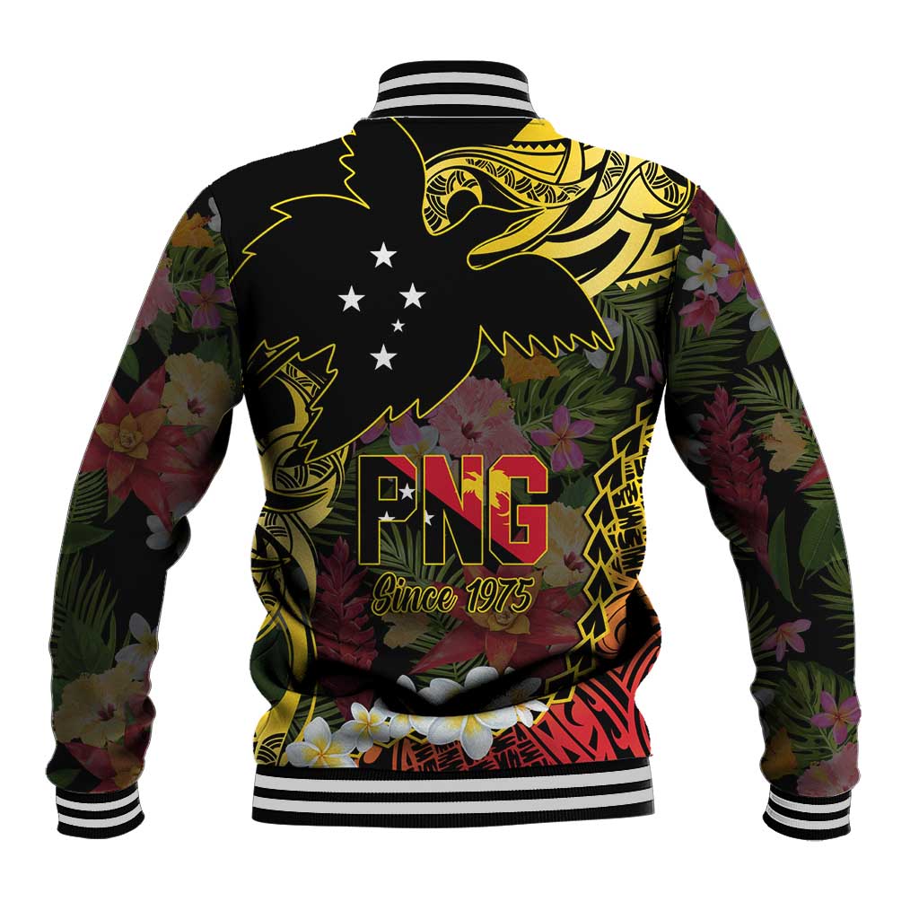 Papua New Guinea 50th Independence Anniversary Baseball Jacket Independen Stet bilong Papua Niu Gini LT14 - Polynesian Pride