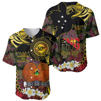 Papua New Guinea 50th Independence Anniversary Baseball Jersey Independen Stet bilong Papua Niu Gini LT14