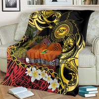 Papua New Guinea 50th Independence Anniversary Blanket Independen Stet bilong Papua Niu Gini LT14 - Polynesian Pride