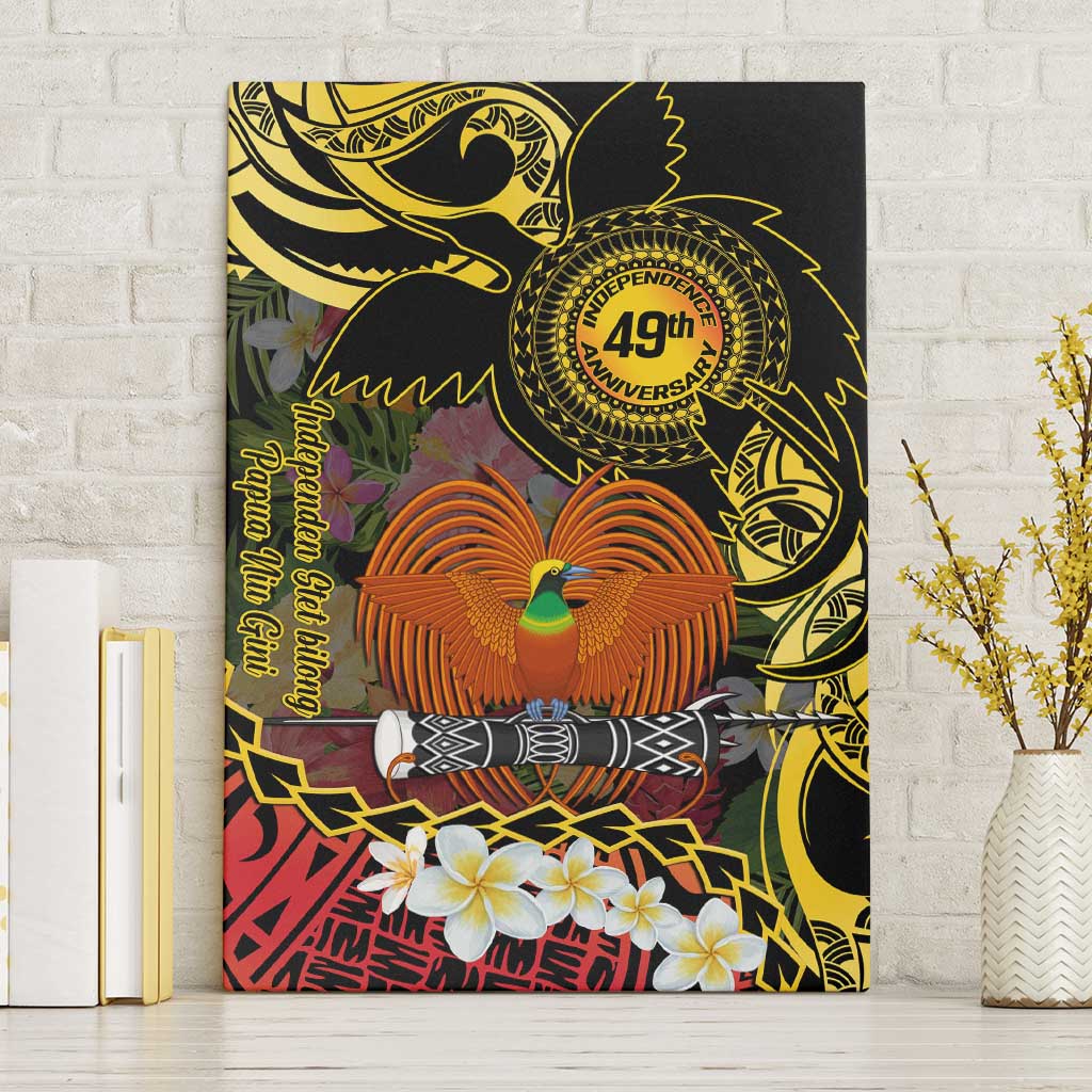 Papua New Guinea 49th Independence Anniversary Canvas Wall Art Independen Stet bilong Papua Niu Gini