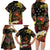 Papua New Guinea 49th Independence Anniversary Family Matching Long Sleeve Bodycon Dress and Hawaiian Shirt Independen Stet bilong Papua Niu Gini