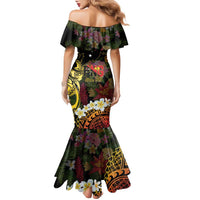 Papua New Guinea 50th Independence Anniversary Family Matching Mermaid Dress and Hawaiian Shirt Independen Stet bilong Papua Niu Gini LT14