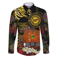 Papua New Guinea 50th Independence Anniversary Family Matching Short Sleeve Bodycon Dress and Hawaiian Shirt Independen Stet bilong Papua Niu Gini LT14