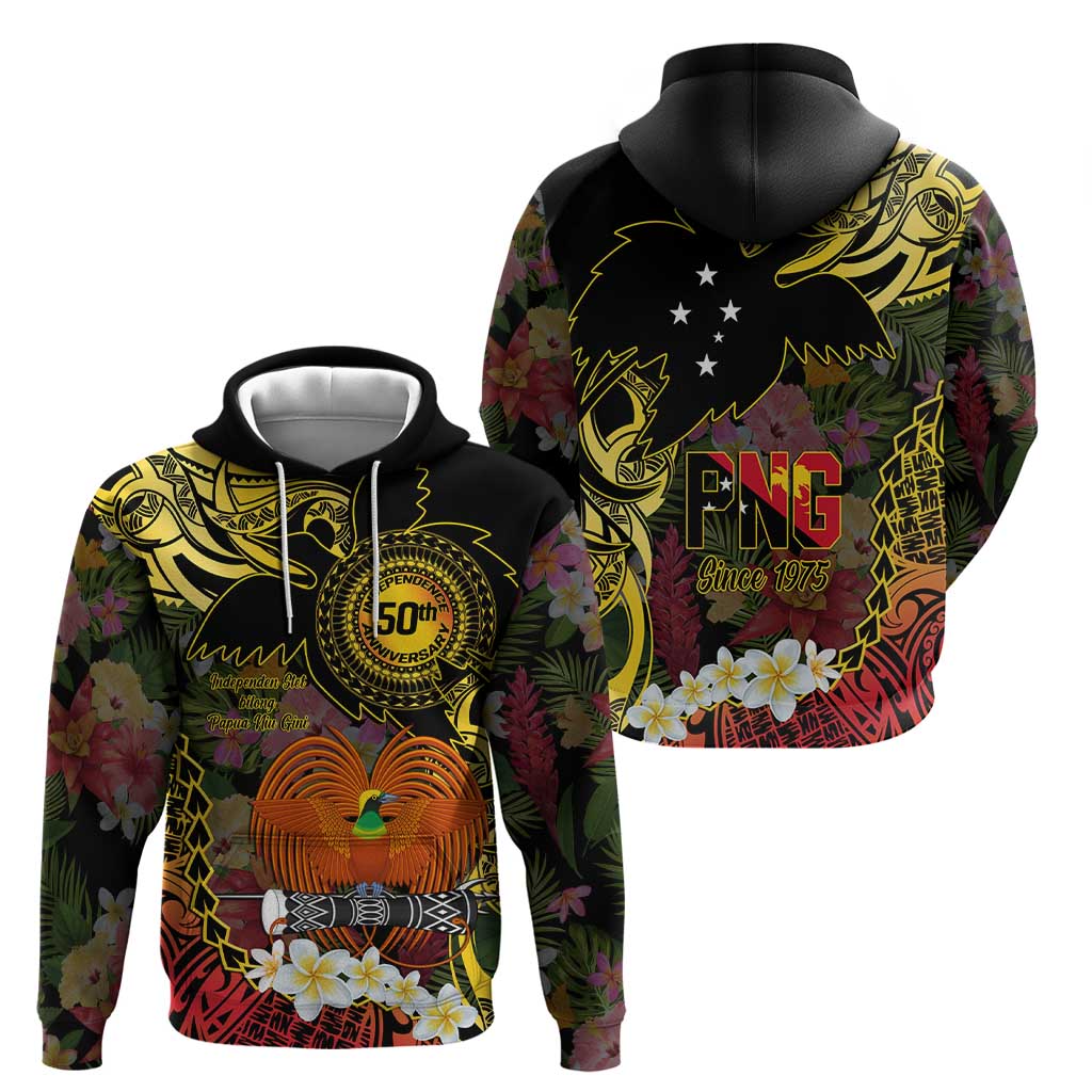 Papua New Guinea 50th Independence Anniversary Hoodie Independen Stet bilong Papua Niu Gini LT14