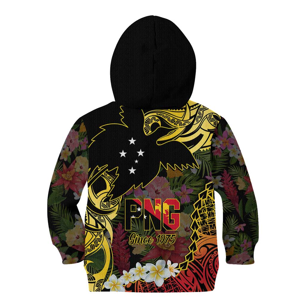 Papua New Guinea 50th Independence Anniversary Kid Hoodie Independen Stet bilong Papua Niu Gini LT14