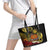 Papua New Guinea 49th Independence Anniversary Leather Tote Bag Independen Stet bilong Papua Niu Gini