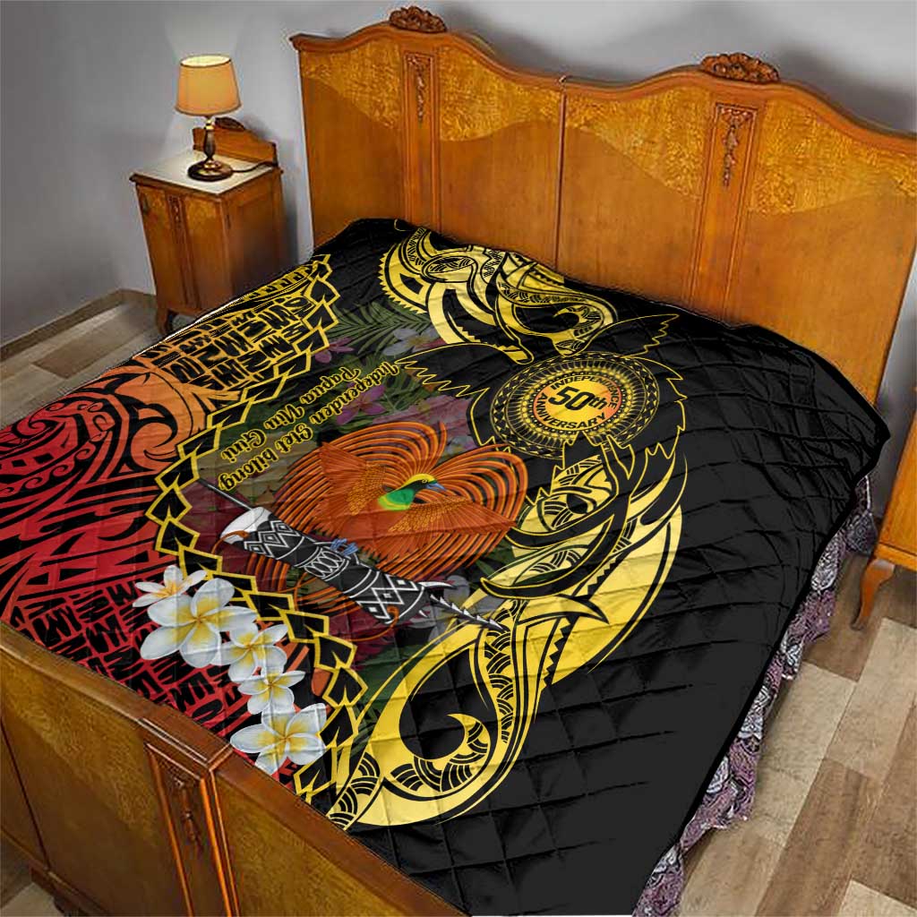 Papua New Guinea 50th Independence Anniversary Quilt Independen Stet bilong Papua Niu Gini LT14