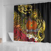 Papua New Guinea 50th Independence Anniversary Shower Curtain Independen Stet bilong Papua Niu Gini LT14