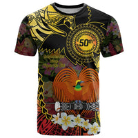Papua New Guinea 50th Independence Anniversary T Shirt Independen Stet bilong Papua Niu Gini LT14