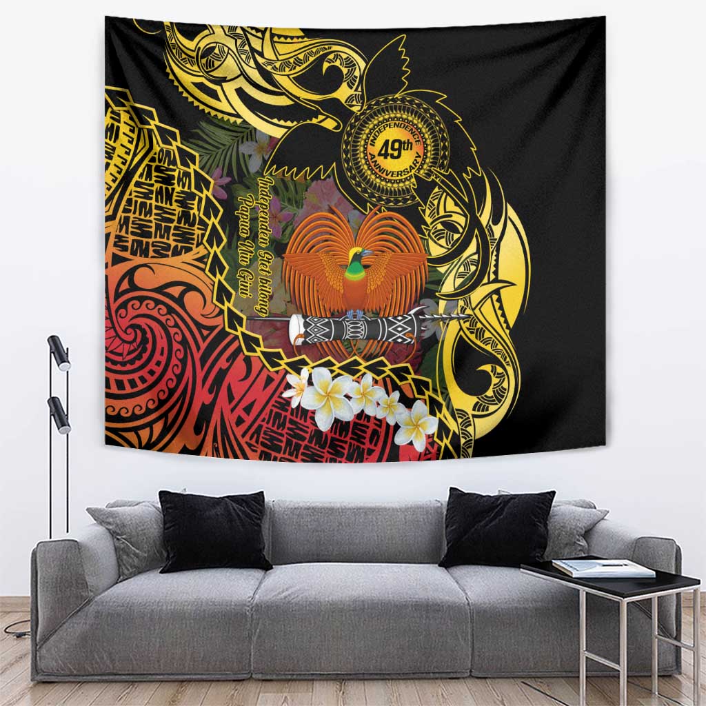 Papua New Guinea 49th Independence Anniversary Tapestry Independen Stet bilong Papua Niu Gini