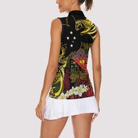 Papua New Guinea 50th Independence Anniversary Women Sleeveless Polo Shirt Independen Stet bilong Papua Niu Gini LT14