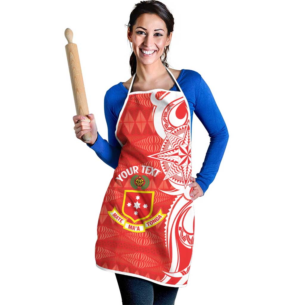 Personalised Kolisi Tonga Apron Mate Maa Tonga Ngatu Pattern - Polynesian Pride