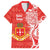Personalised Kolisi Tonga Family Matching Long Sleeve Bodycon Dress and Hawaiian Shirt Mate Maa Tonga Ngatu Pattern - Polynesian Pride