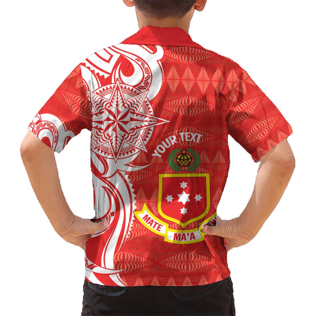 Personalised Kolisi Tonga Hawaiian Shirt Mate Maa Tonga Ngatu Pattern - Polynesian Pride