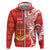 Personalised Kolisi Tonga Hoodie Mate Maa Tonga Ngatu Pattern - Polynesian Pride