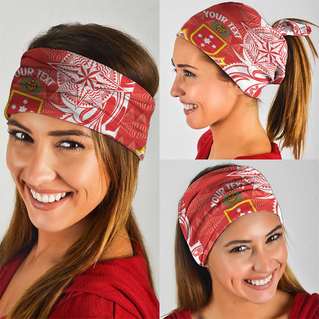 Personalised Kolisi Tonga Neck Gaiter Mate Maa Tonga Ngatu Pattern - Polynesian Pride