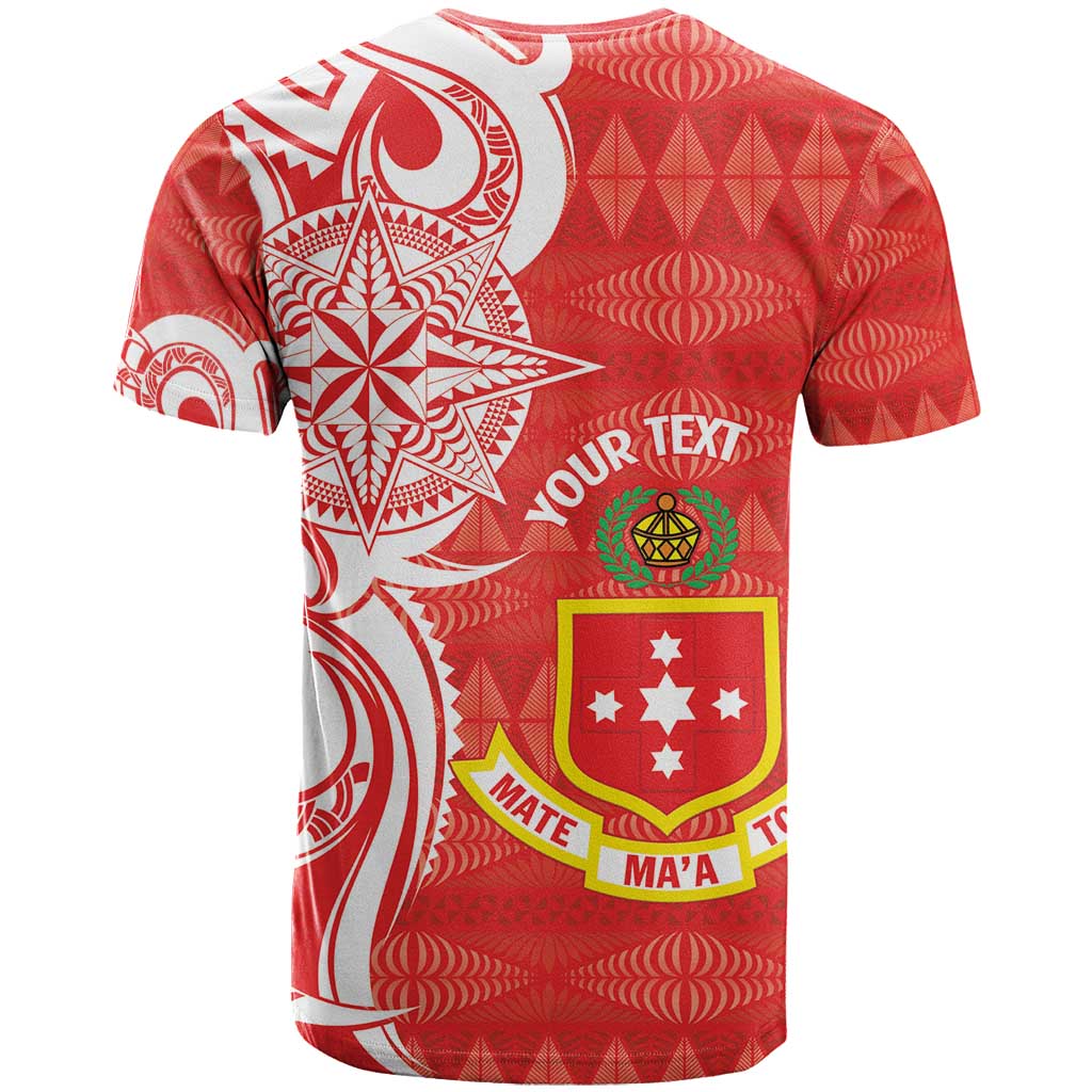 Personalised Kolisi Tonga T Shirt Mate Maa Tonga Ngatu Pattern - Polynesian Pride