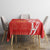 Personalised Kolisi Tonga Tablecloth Mate Maa Tonga Ngatu Pattern - Polynesian Pride