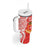 Personalised Kolisi Tonga Tumbler With Handle Mate Maa Tonga Ngatu Pattern - Polynesian Pride