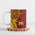 Personalised Tonga High School Ceramic Mug THS Tongan Ngatu Pattern - Polynesian Pride