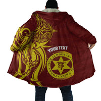 Personalised Tonga High School Cloak THS Tongan Ngatu Pattern - Polynesian Pride