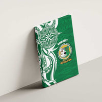 Personalised Liahona - Saineha High School Canvas Wall Art Tongan Ngatu Pattern - Polynesian Pride