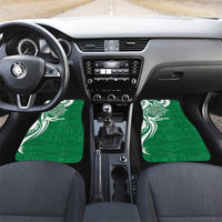 Personalised Liahona - Saineha High School Car Mats Tongan Ngatu Pattern - Polynesian Pride