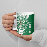 Personalised Liahona - Saineha High School Ceramic Mug Tongan Ngatu Pattern - Polynesian Pride