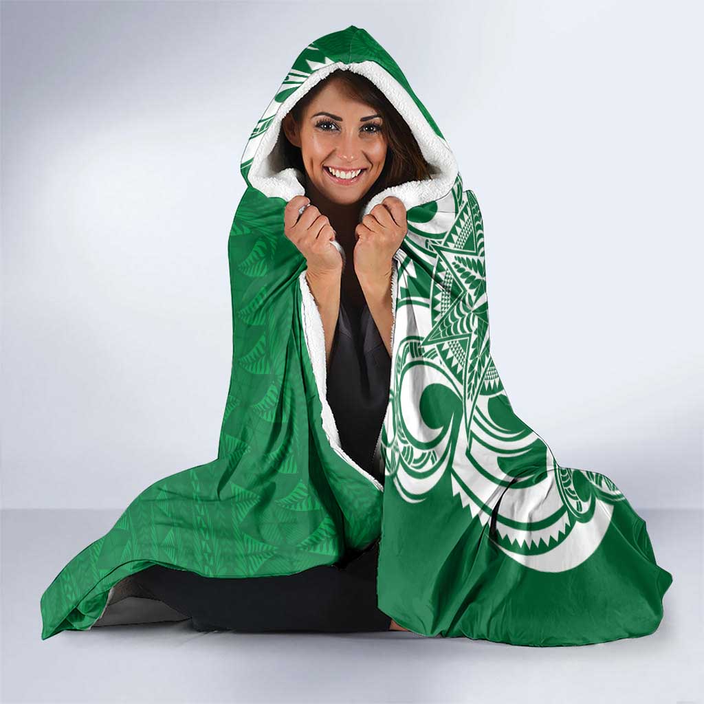 Personalised Liahona - Saineha High School Hooded Blanket Tongan Ngatu Pattern - Polynesian Pride