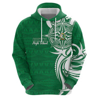 Personalised Liahona - Saineha High School Hoodie Tongan Ngatu Pattern - Polynesian Pride