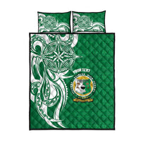 Personalised Liahona - Saineha High School Quilt Bed Set Tongan Ngatu Pattern - Polynesian Pride