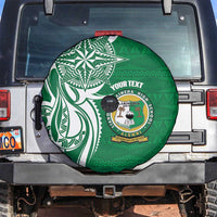 Personalised Liahona - Saineha High School Spare Tire Cover Tongan Ngatu Pattern - Polynesian Pride