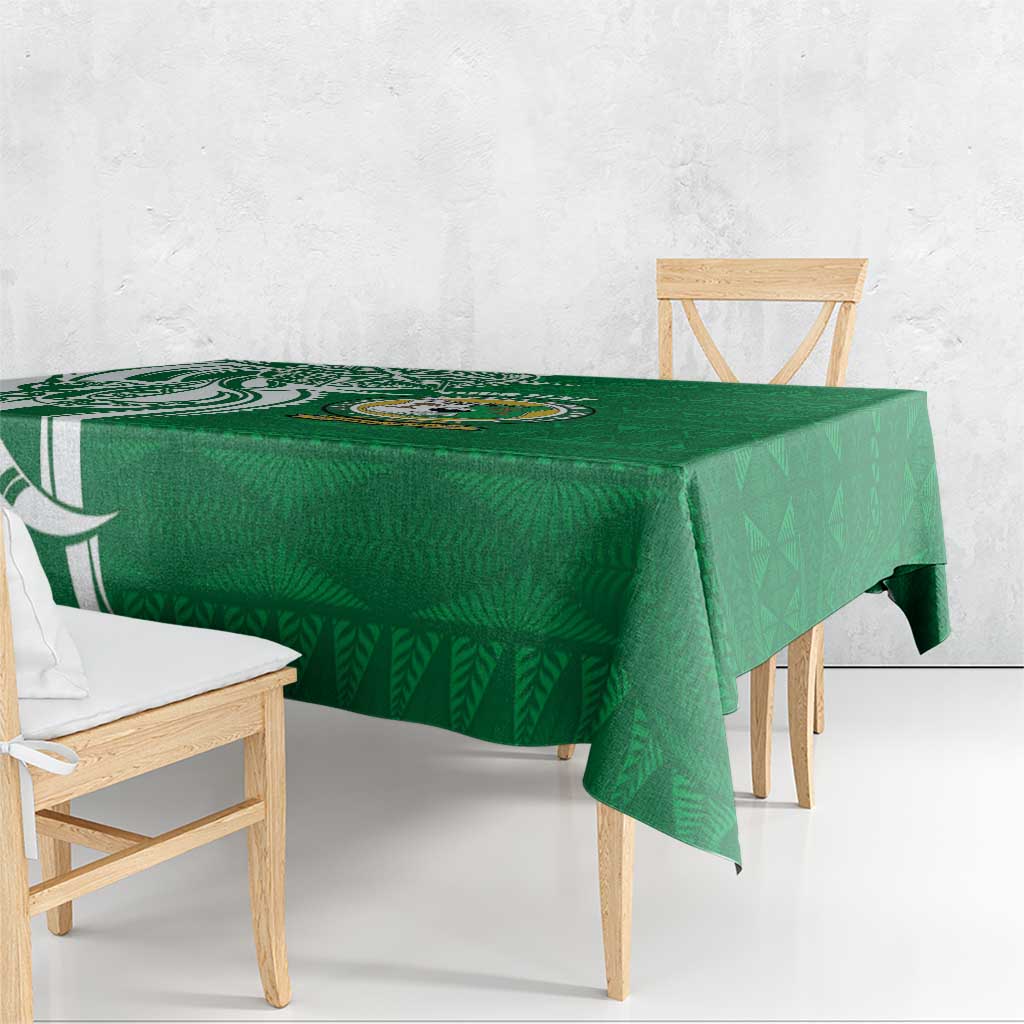 Personalised Liahona - Saineha High School Tablecloth Tongan Ngatu Pattern - Polynesian Pride