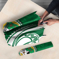 Personalised Liahona - Saineha High School Umbrella Tongan Ngatu Pattern - Polynesian Pride