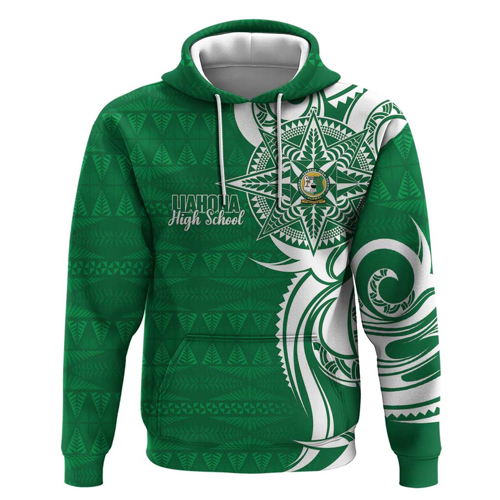 Personalised Liahona - Saineha High School Zip Hoodie Tongan Ngatu Pattern - Polynesian Pride