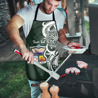 Personalised Tonga Takuilau College Apron Est 1975 Tongan Ngatu Pattern - Polynesian Pride