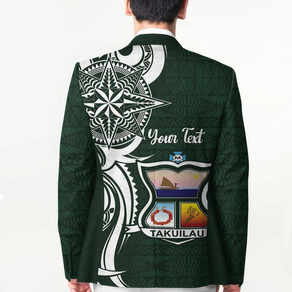 Personalised Tonga Takuilau College Blazer Est 1975 Tongan Ngatu Pattern - Polynesian Pride